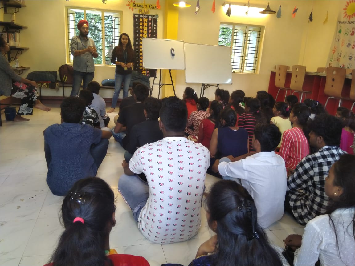 Volunteer to NGO- Makkala Jagriti