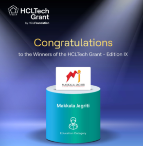 Proud Winner Of The HCLTech Grant Edition IX (2024)